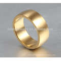 Fashion stainless steel plain gold bands ring,gold ring design for female jewelry